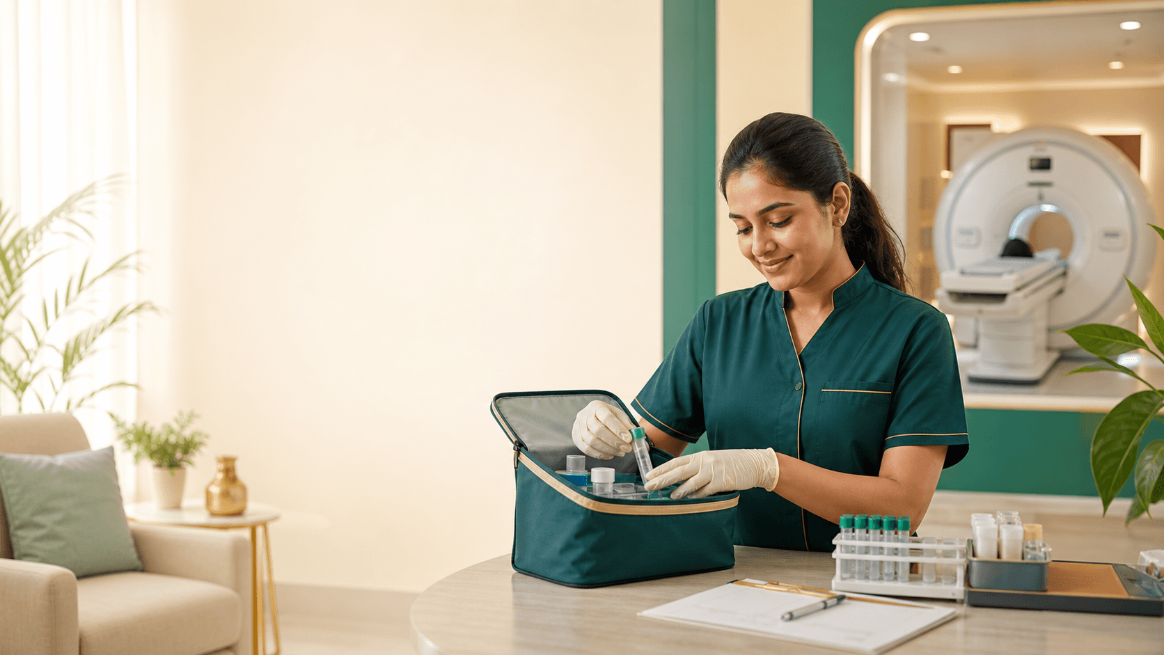 ScanU Labs home sample collection and advanced imaging support